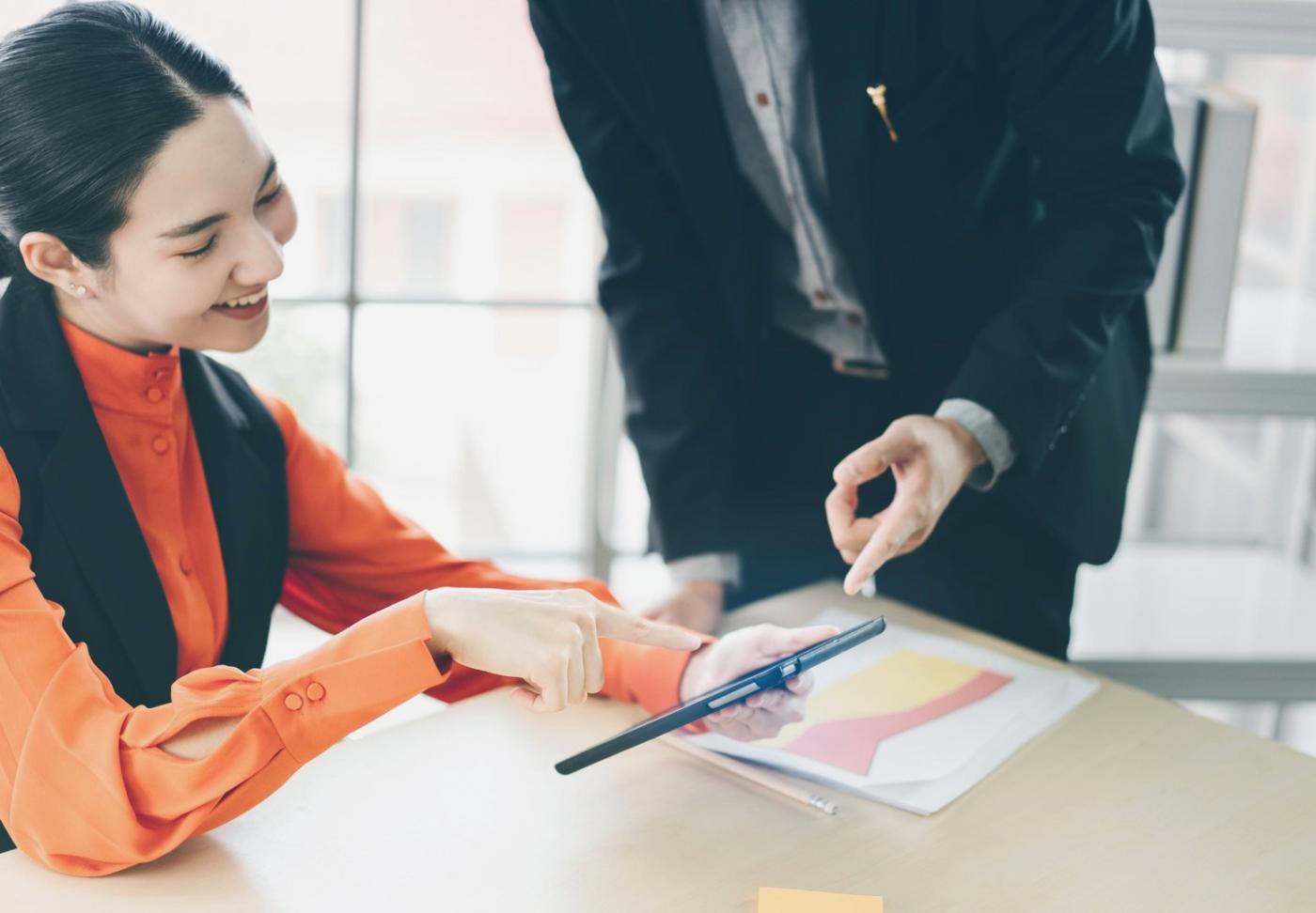 Teilnehmende während der praktischen Keyword-Recherche